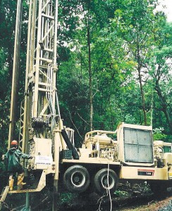 Virginia Groundwater air rotary drilling